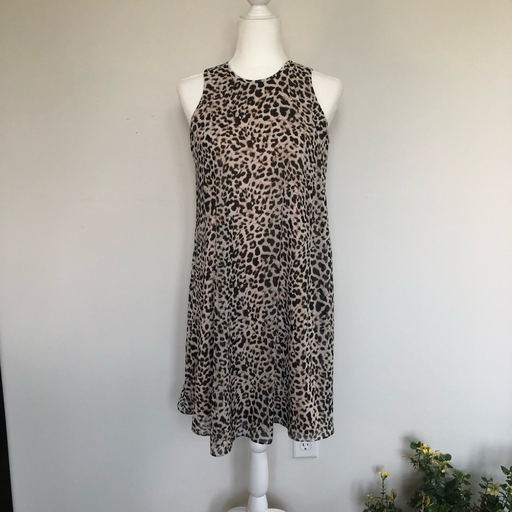 Calvin Klein Animal Print Dress Sz 4